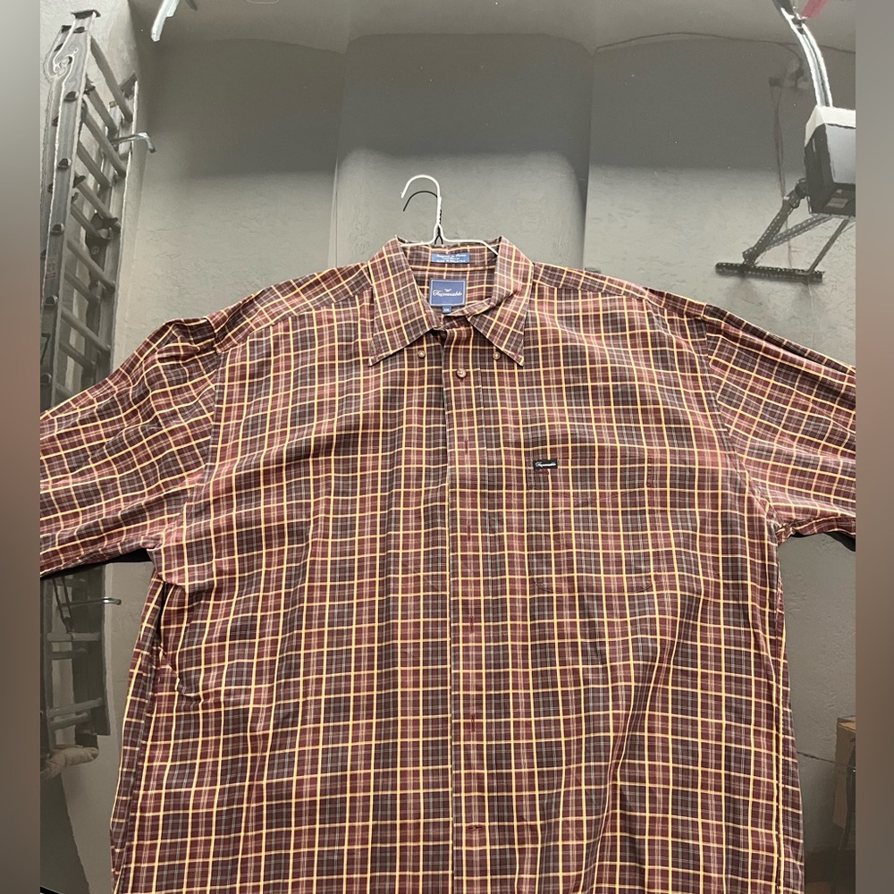 Great looking long sleeve men’s plaid shirt